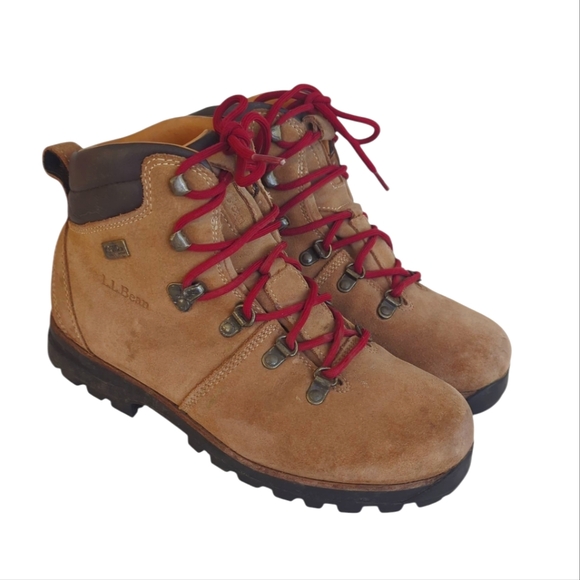 L.L. Bean Shoes - L.L. Bean Suede Waterproof Vibram Tek 2.5 Retro Hiking Boots 9.5M Brown Lace Up